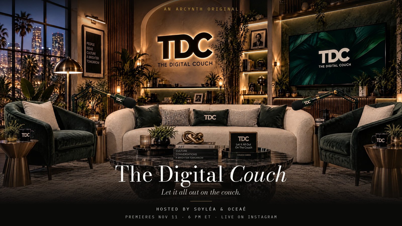 The Digital Couch studio set